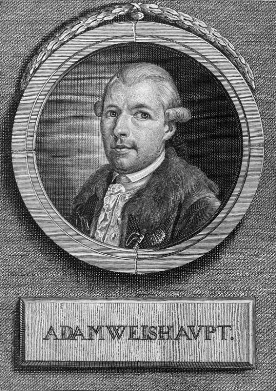 Retrato de Adam Weishaupt, fundador de la orden de los Illuminati de Baviera. (Public Domain)