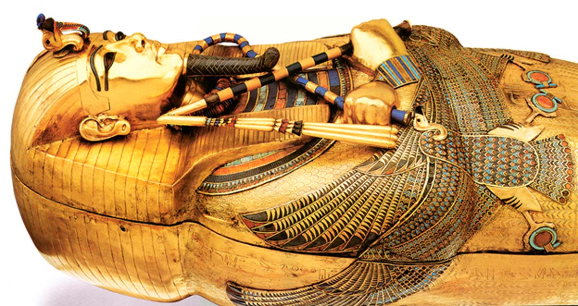 El ataúd de oro de Tutankamón. (Asaf Braverman / flickr)