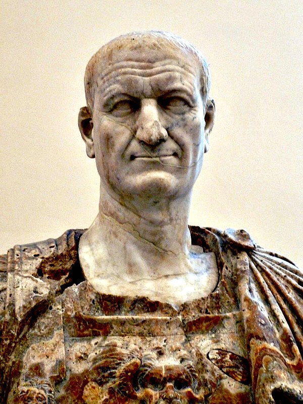 Busto del emperador Vespasiano, bajo cuyo mandato se iniciaron las obras de construcción del Coliseo. Museo Arqueológico de Nápoles, Italia. (Dave & Margie Hill / Kleerup-CC BY-SA 2.0)