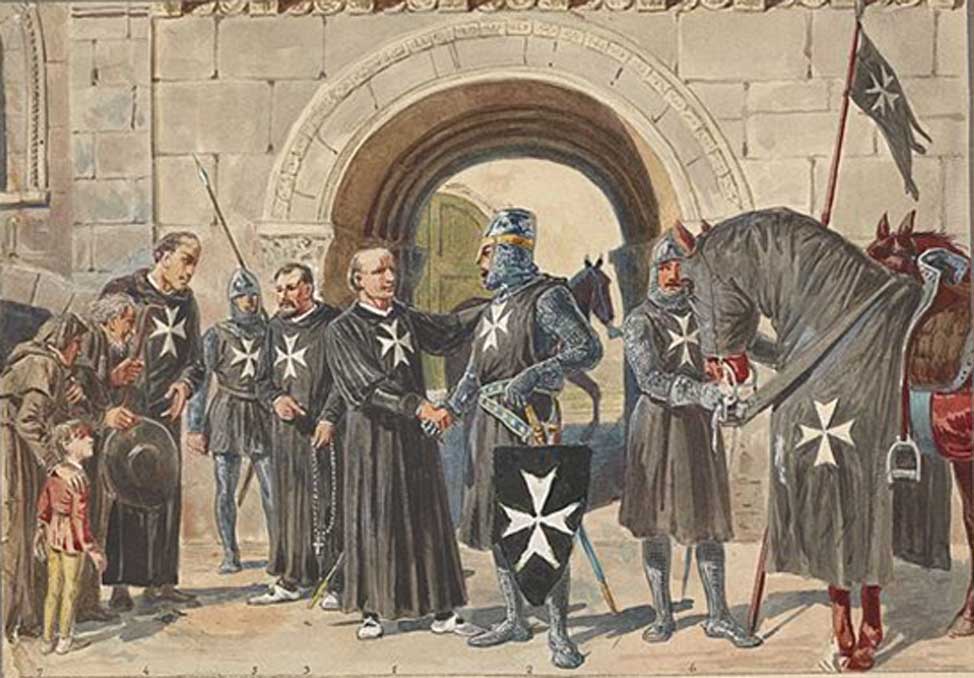 Caballeros de Malta, 1048-1799. (Dominio público)