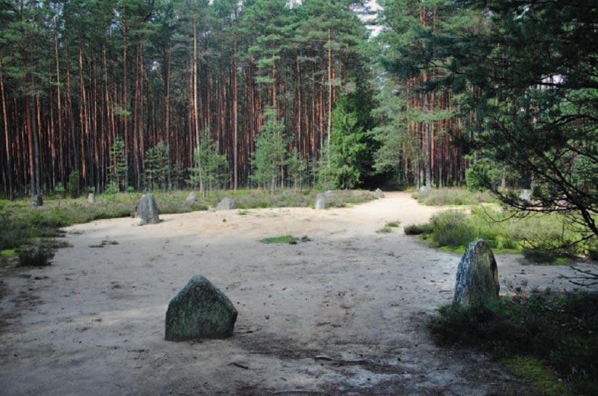 Círculos de piedras de Grzybnica, Polonia. (M. Pawleta)