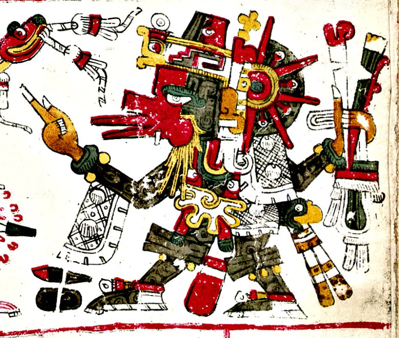Ilustración de Quetzalcóatl en el Códice Borgia. (Public Domain)