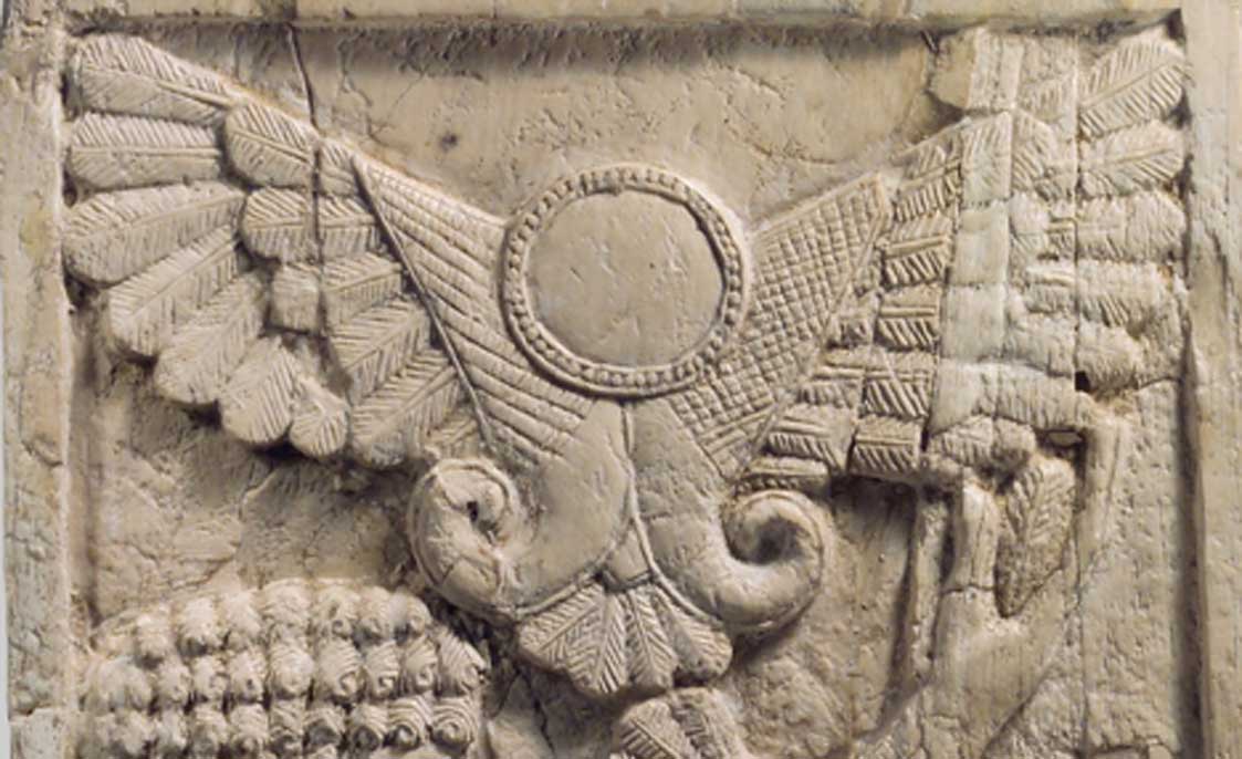 Disco alado asirio. Uno de los muchos glifos que representan a las deidades que surgieron en todo el mundo tras el paso del cometa en el 1486 a. C. (Public Domain)