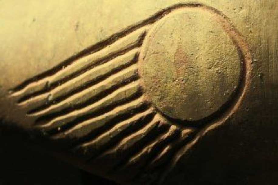 El glifo que simboliza al dios Lao-Tien-Yeh apareció por primera vez en China a principios del siglo XV a. C. (Fotografía: Graham Phillips)