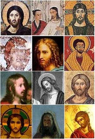Algunas representaciones de Jesús en el arte a lo largo de los siglos. (Dominio público)
