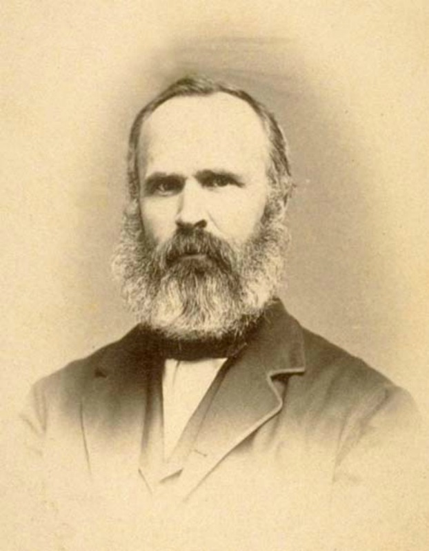 Josiah Whitney, geólogo estadounidense, profesor de geología en la Universidad de Harvard (desde 1865) y director del Servicio Geológico de California (1860–1874). (Dominio público)