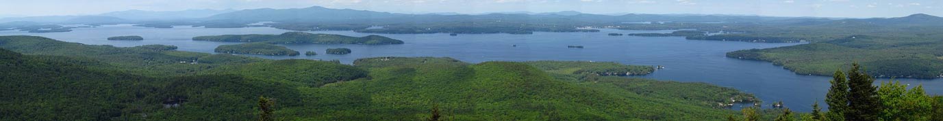 Vista panorámica del Lago Winnipesaukee, New Hampshire (Wikimedia Commons)
