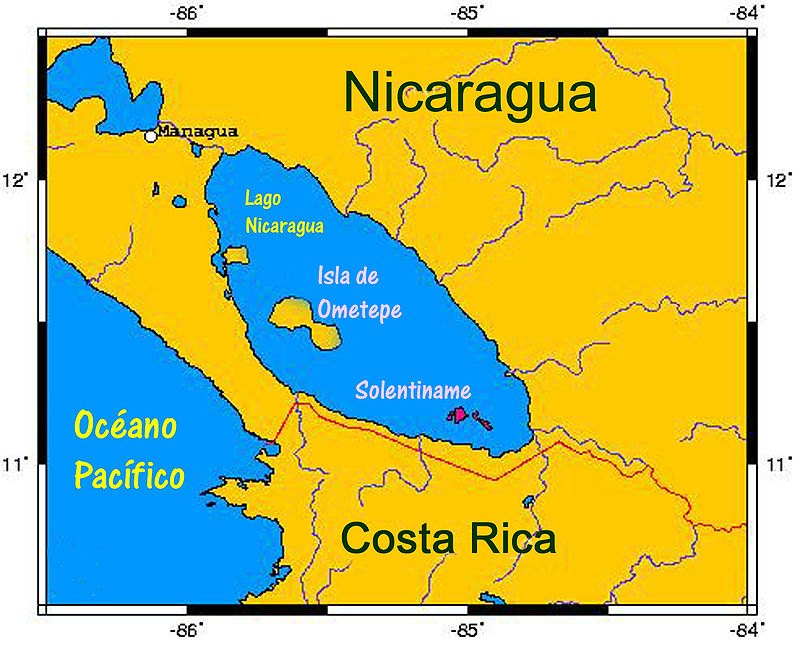 La disminución del nivel de las aguas del Lago Cocibolca o Gran Lago de Nicaragua debido a la sequía ha sacado a la luz nuevos petroglifos en la hermosa isla de Ometepe. (Public Domain)