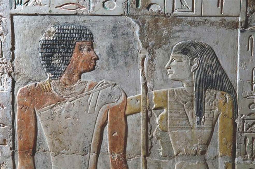 Meretites y Kahai – una pareja del antiguo Egipto que vivió hace 4.400 años. (Ms. Effy Alexakis/Macquarie University Ancient Cultures Research Centre)