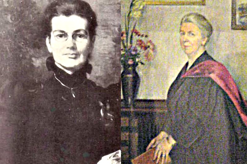 Retratos de Anne Charlotte Moberly (izquierda) y Eleanor Jourdain (derecha) (Wikimedia Commons)