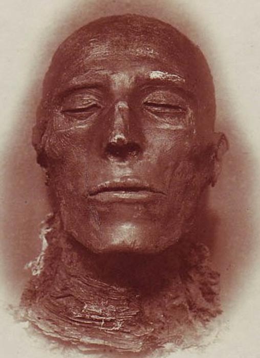 El rostro de la momia de Seti I. (Public Domain)