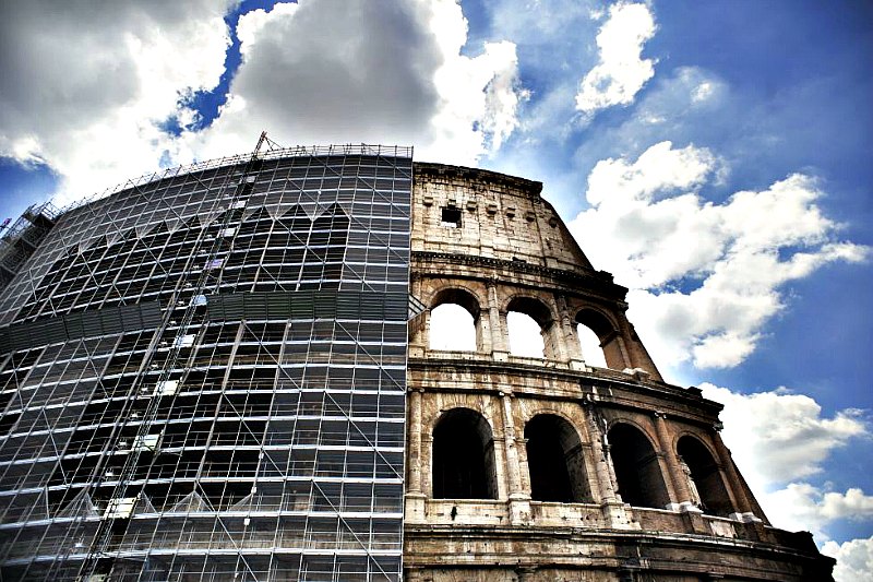 La primera fase de restauración del Coliseo romano se prolongó durante tres años. (Fotografía: Cinco Días)