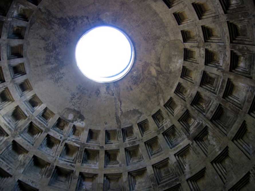 Cúpula del Panteón de Roma (Dominio público)