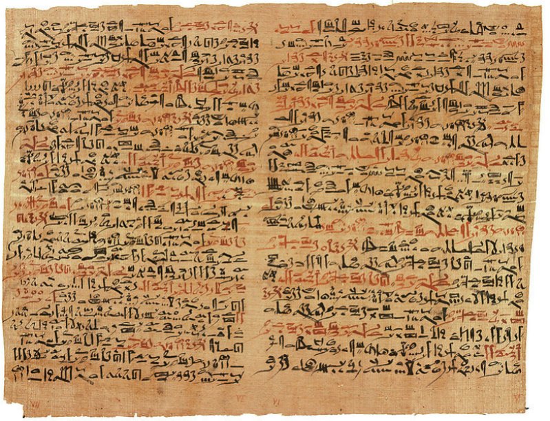 Fragmento del papiro Edwin Smith. Museo Metropolitano de Arte de Nueva York, Estados Unidos (Dominio público)