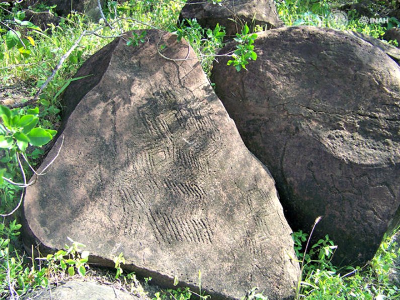 Petroglifos descubiertos en el municipio mexicano de General Terán, Nuevo León. (Fotografía: Araceli Rivera/INAH)