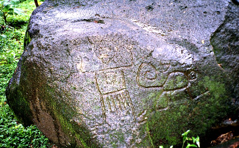 Otro de los muchos petroglifos que pueden encontrarse diseminados por la isla de Ometepe. (Public Domain)
