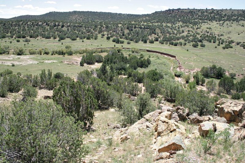 El emplazamiento del glifo de Arizona está situado en un rancho de propiedad privada que se encuentra a varias millas de cualquier acceso público o por carretera. (Fotografía: Cortesía de John Ruskamp/La Gran Época)