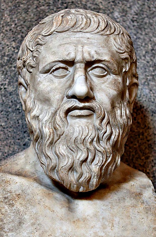 Busto de Platón. Copia romana (siglo IV) de un original griego. Museo Pío-Clementino del Vaticano. (Public Domain)