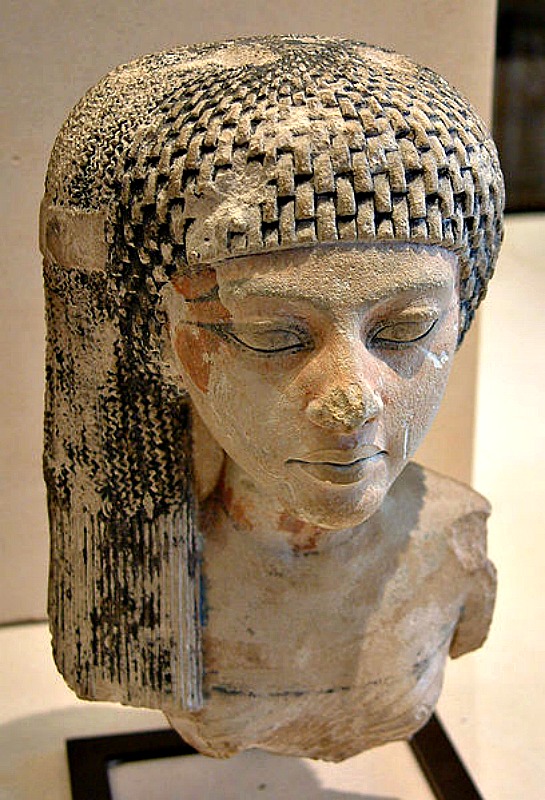 Princesa de la familia de Akenatón. Posiblemente, una de sus hijas. Museo del Louvre de París, Francia. ( Guillaume Blanchard/CC BY-SA 1.0)