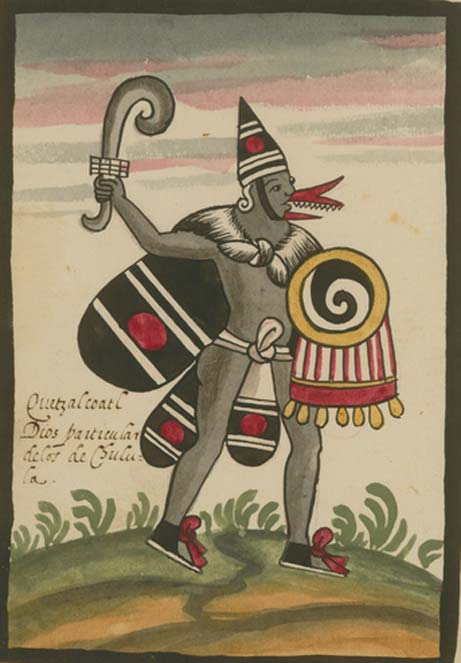 Quetzalcóatl en el Códice Tovar, manuscrito posterior a la conquista. (Dominio público)