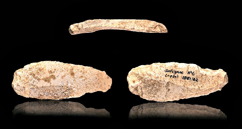 Rascador auriñaciense hallado en Aurignac, Francia. Museo de Toulouse. (Didier Descouens/CC BY-Sa 4.0)