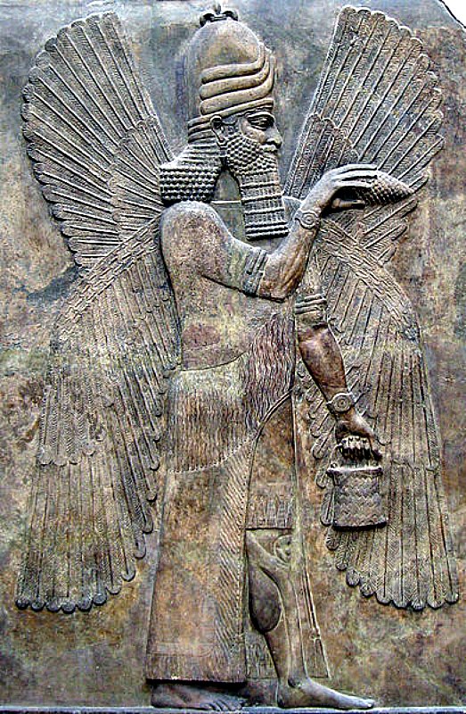 Relieve del dios Marduk en el Museo del Louvre de París, Francia. (Public Domain)