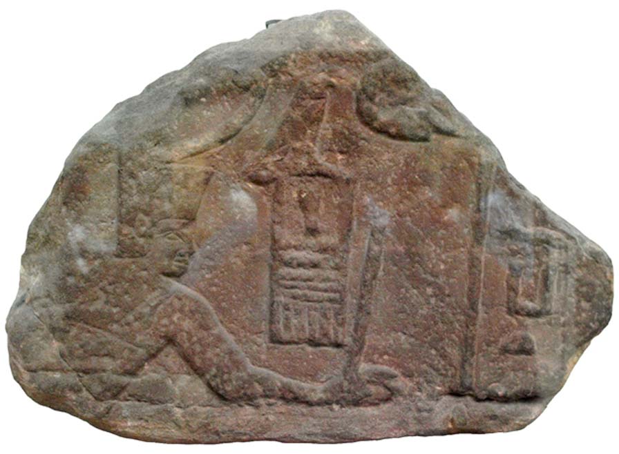 Fragmento de un relieve del faraón Sa-Nakht. Museo Británico (Wikimedia Commons)
