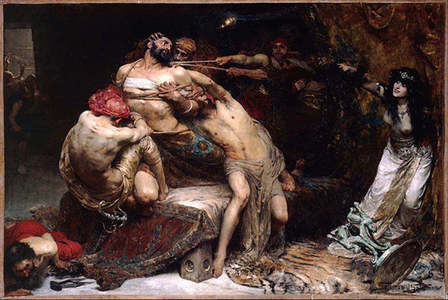 ¿Era el famoso danita Sansón en realidad griego? ‘Sansón’, óleo de Solomon J. Solomon, 1860 – 1927 (Public Domain)