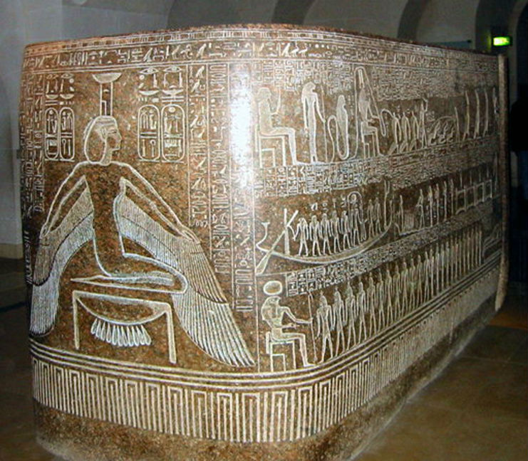 Sarcófago de Ramsés III. (Public Domain) 
