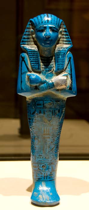 Shabti de Seti I expuesto en el Louvre (CC BY-NC-SA 2.0)
