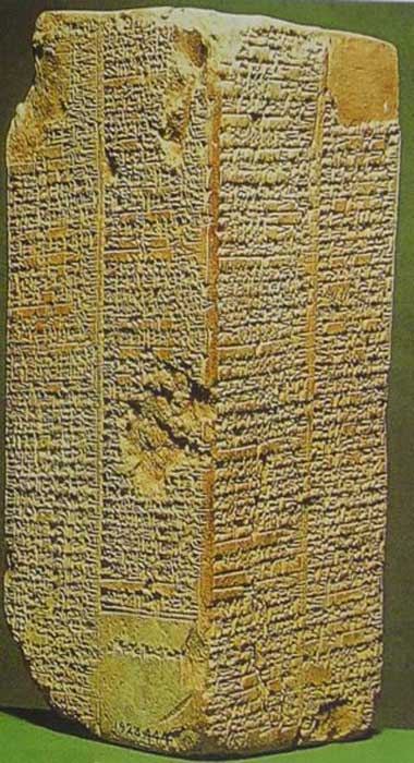 Tablilla piedra Lista Reyes Sumerios La gloria de Gilgamesh: ¿un héroe real o de ficción? #Anunakis