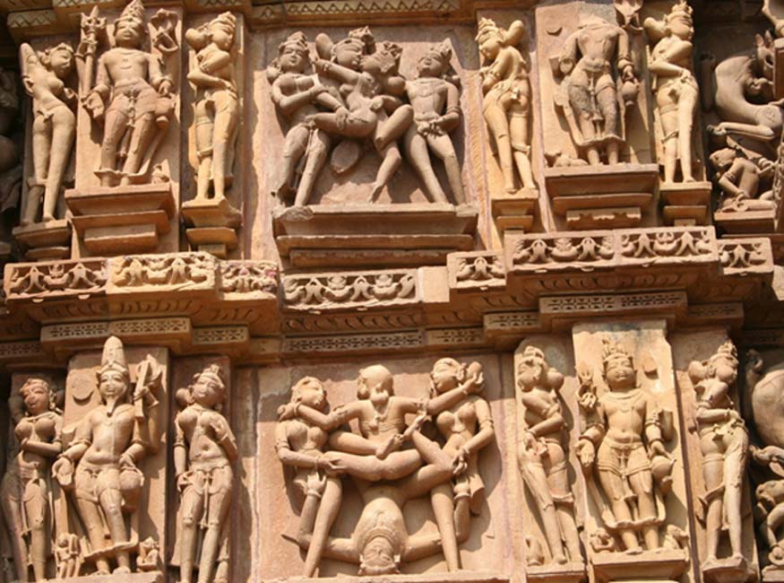 Esculturas eróticas de los templos de Khajuraho (Nagarjun Kandukuru / flickr)