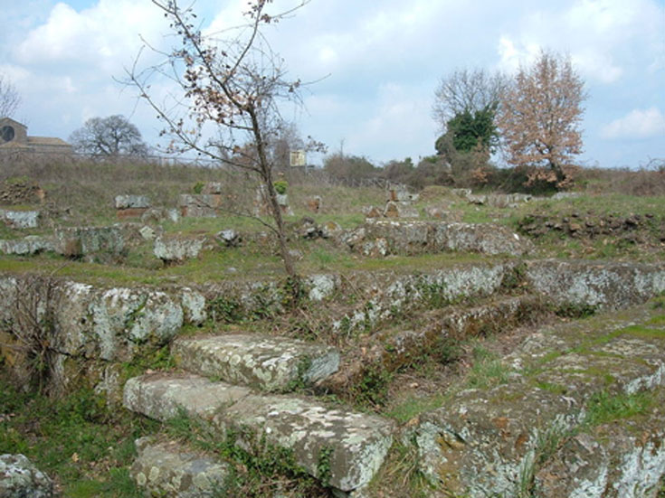 Ruinas del teatro. Falerii Novi, Italia. (CC BY SA 3.0)