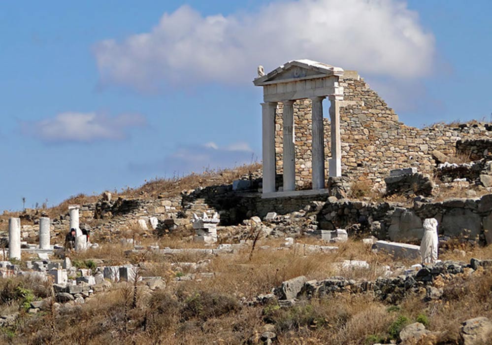 Ruinas del templo de Isis en Delos, Grecia. (Bernard Gagnon/CC BY SA 3.0)