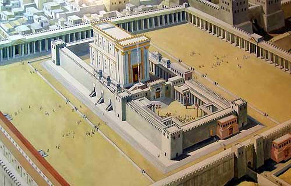 Ilustración del Templo de Salomón en Jerusalén. (CC by SA 4.0)