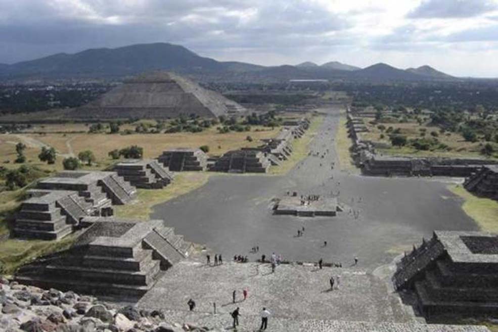 Vista de Teotihuacán, México. (CC BY SA 2.0 )