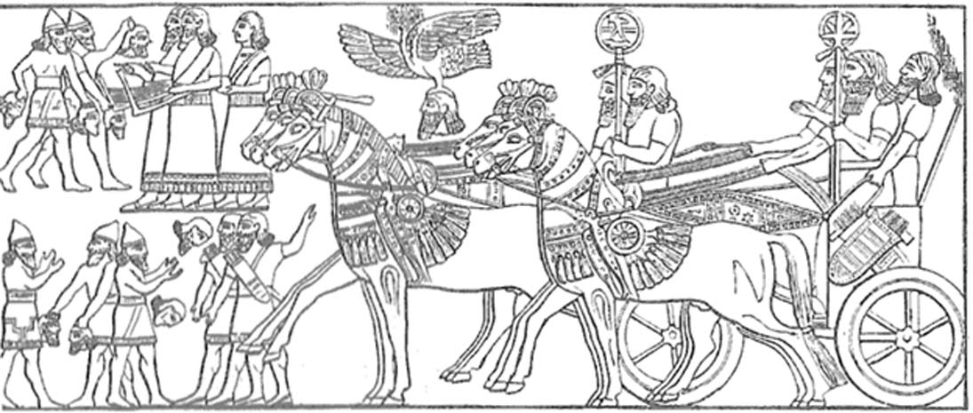 Tropas asirias regresan victoriosas a casa. (Public Domain)