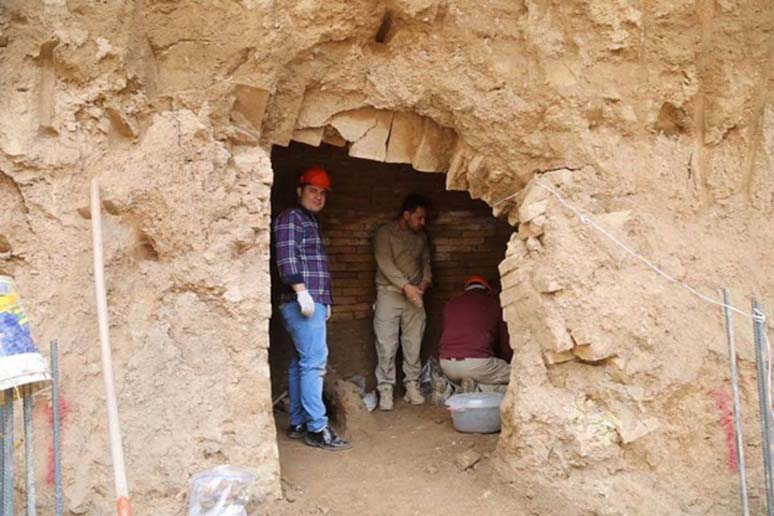 La tumba asiria recientemente descubierta en Erbil, Iraq. (Goran M. Amin)