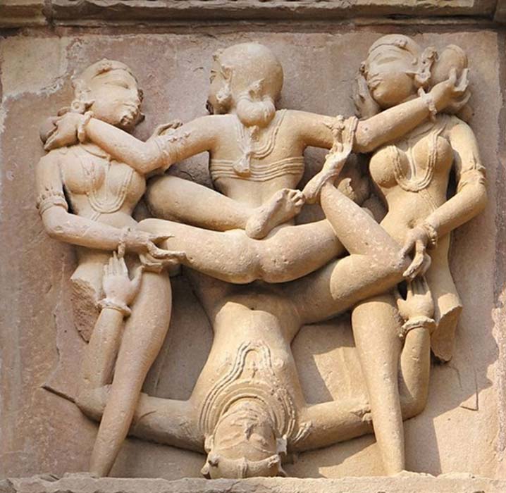 Esculturas explícitamente eróticas de Khajuraho (CC by SA 2.0)