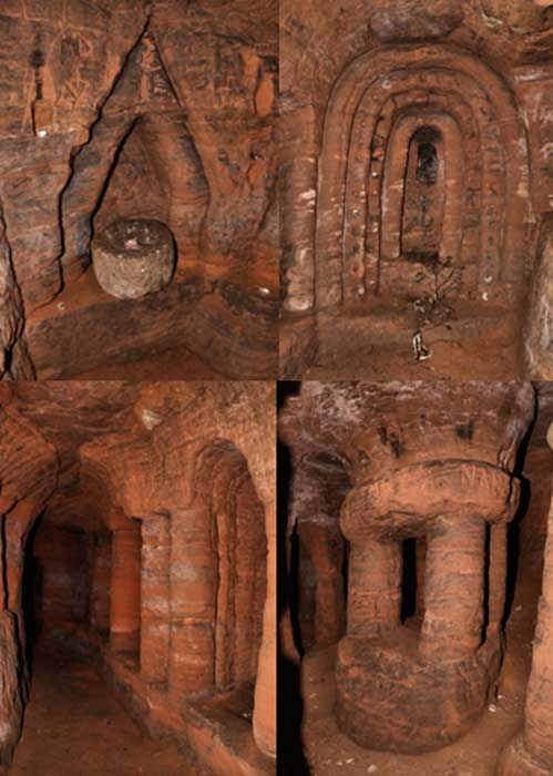 Fotografías del interior de las cuevas de Caynton. (UK Urban Exploration)