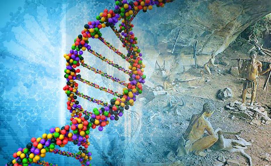 Portada - Espiral de ADN y Neandertales (Ancient-Origins)