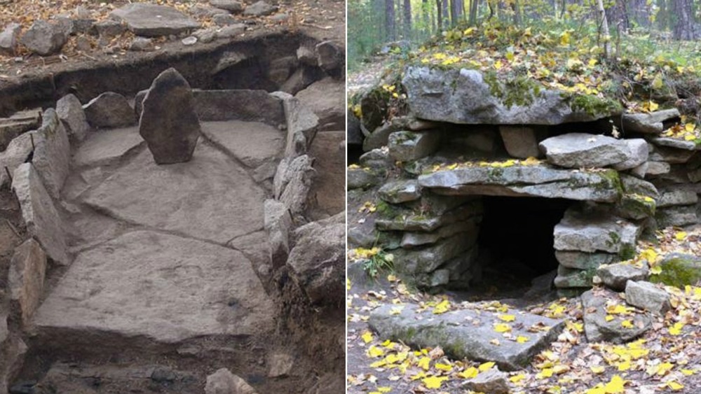 Portada - Dos de los sorprendentes megalitos de los Urales (Rusia). (Imagen: Código Oculto). 