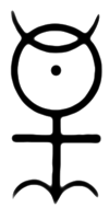 El glifo de Dee, cuyo significado explicó en la Monas Hieroglyphica (Public Domain)