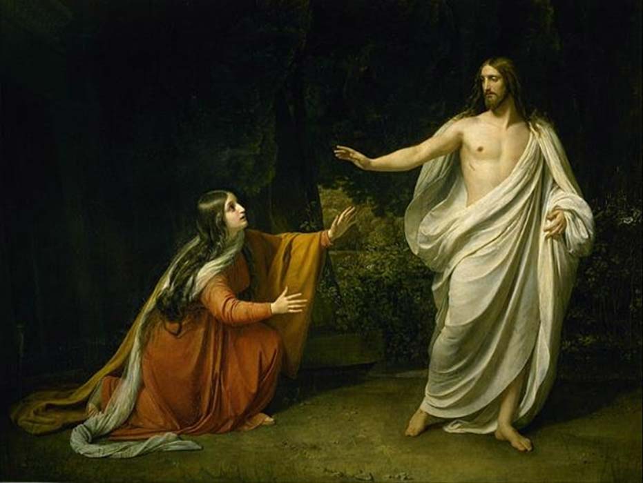 ‘Aparición de Cristo a María Magdalena tras la Resurrección’ (1835), óleo de Alexander Andreyevich Ivanov. (Dominio público)