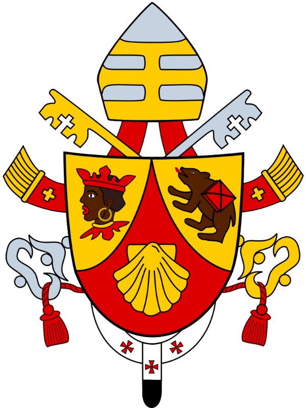 Emblema del papa Benedicto XVI. (Public Domain)