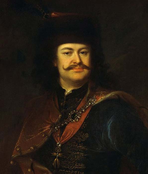 Retrato de Francisco II Rákóczi (pintado por Ádám Mányoki). (Dominio público) Algunos estudiosos creen que el Conde de St. Germain tenía su origen en la 'Casa Ragoczy'.
