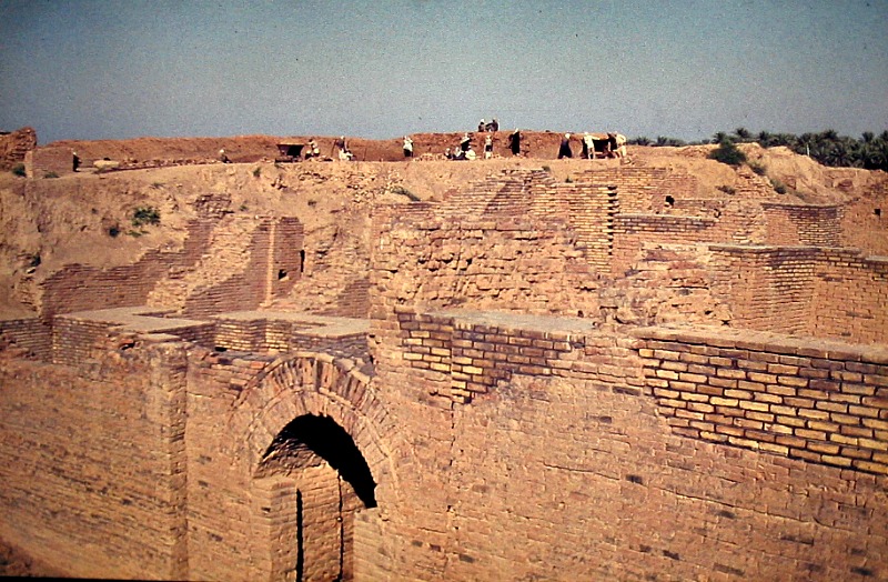 Las ruinas de Babilonia (actual Iraq) en el año 1975. (Dominio público)
