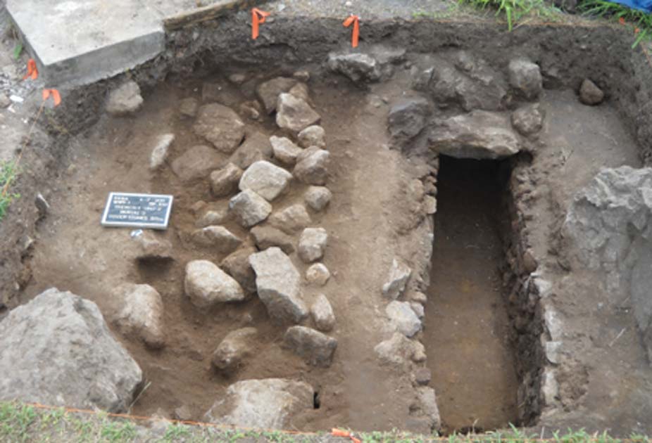 las tumbas de piedra de Saba representan las prácticas funerarias de los colonos británicos. Fuente: J Haviser / Antiquity Publications Ltd