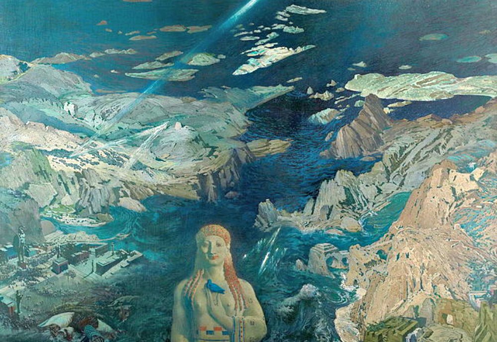 Portada - Detalle del cuadro “Terror Antiquus” (1908), óleo del pintor ruso León Baskt (1866 –1924). Museo Estatal Ruso. (Public Domain)