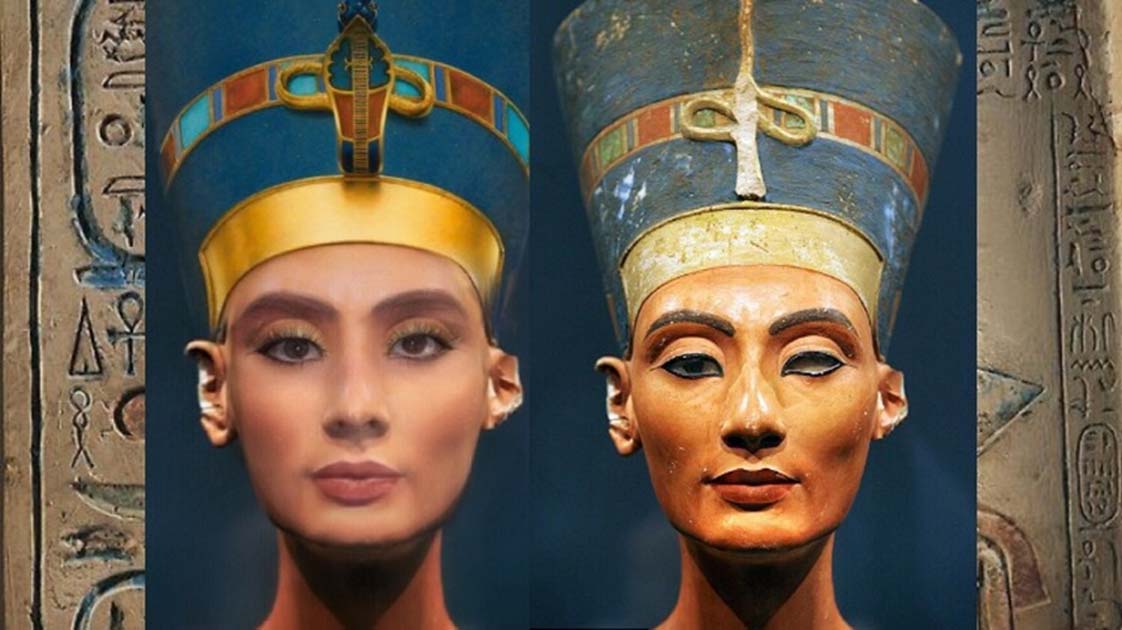 ReconstrucciÃ³n facial de Nefertiti.